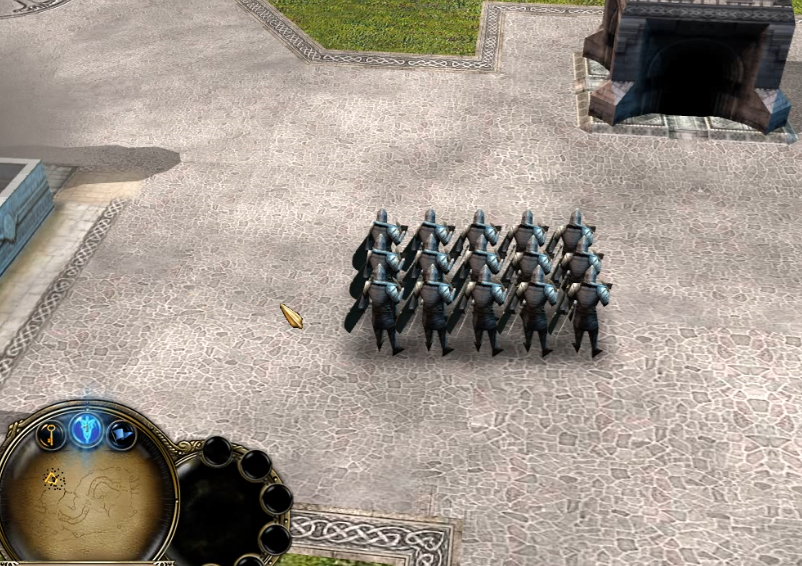 Добавление воинов в отряд солдат Гондора
